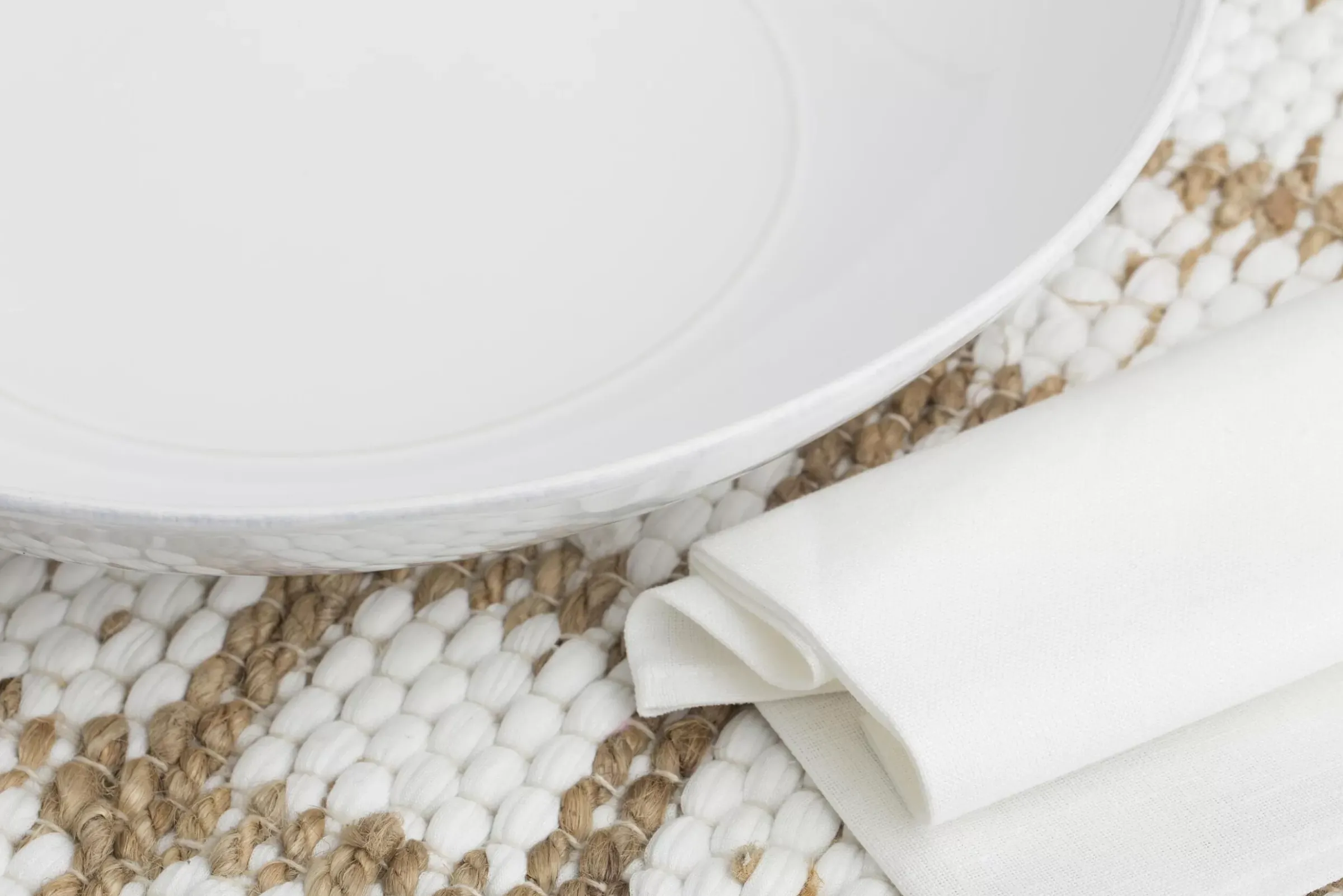 Assiettes, Plats Et Bols^Flamant Jille, Saladier, Ceramique, Blanc, 34Cm
