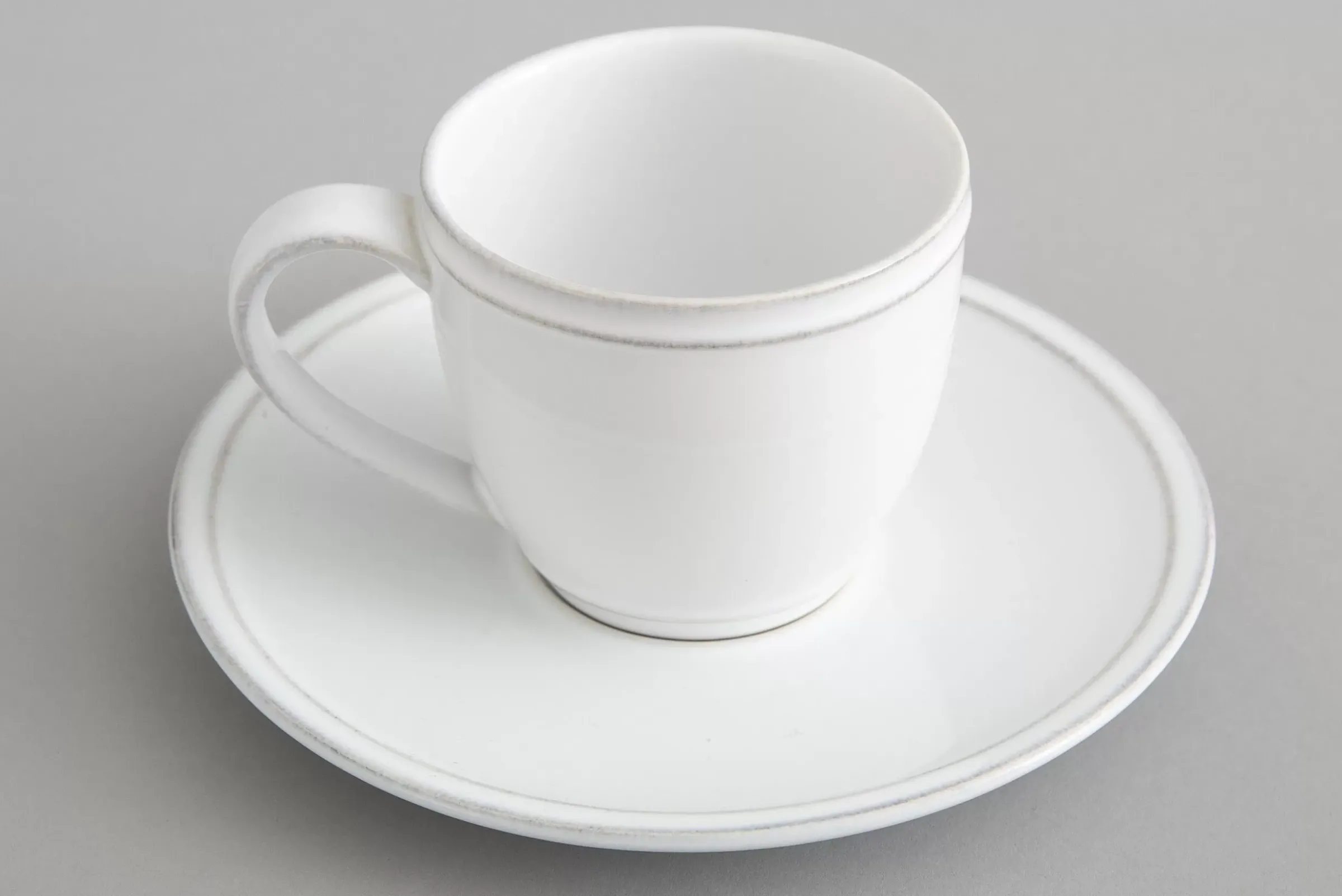 Assiettes, Plats Et Bols^Flamant Jille, Tasse Et Soucoupe, Ceramique, Blanc, M, 150Ml