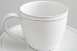 Assiettes, Plats Et Bols^Flamant Jille, Tasse Et Soucoupe, Ceramique, Blanc, M, 150Ml