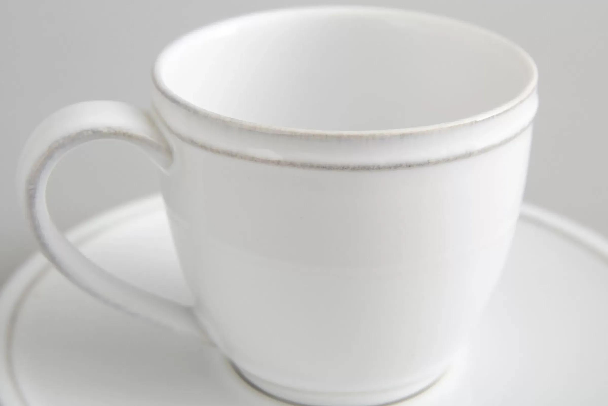 Assiettes, Plats Et Bols^Flamant Jille, Tasse Et Soucoupe, Ceramique, Blanc, M, 150Ml