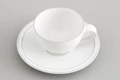 Assiettes, Plats Et Bols^Flamant Jille, Tasse Et Soucoupe, Ceramique, Blanc, S, 50Ml