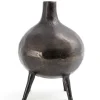 Décoration^Flamant Jiven, Vase, Metal, Noir