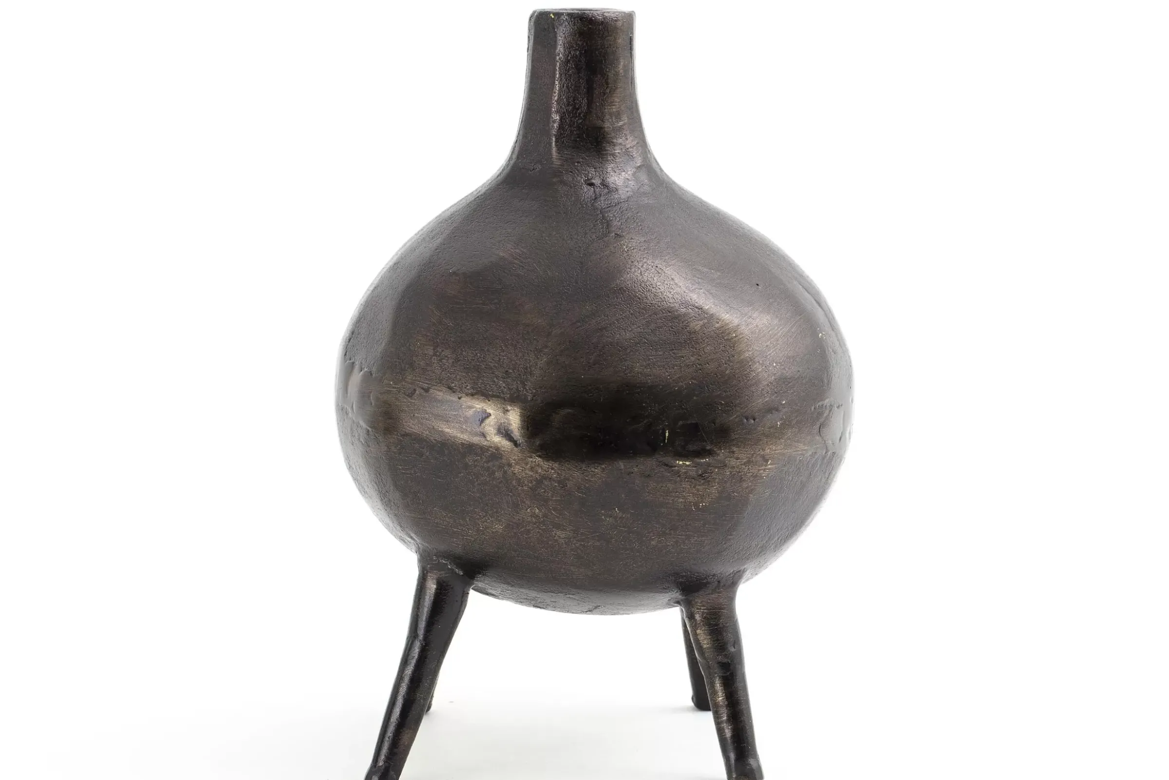 Décoration^Flamant Jiven, Vase, Metal, Noir