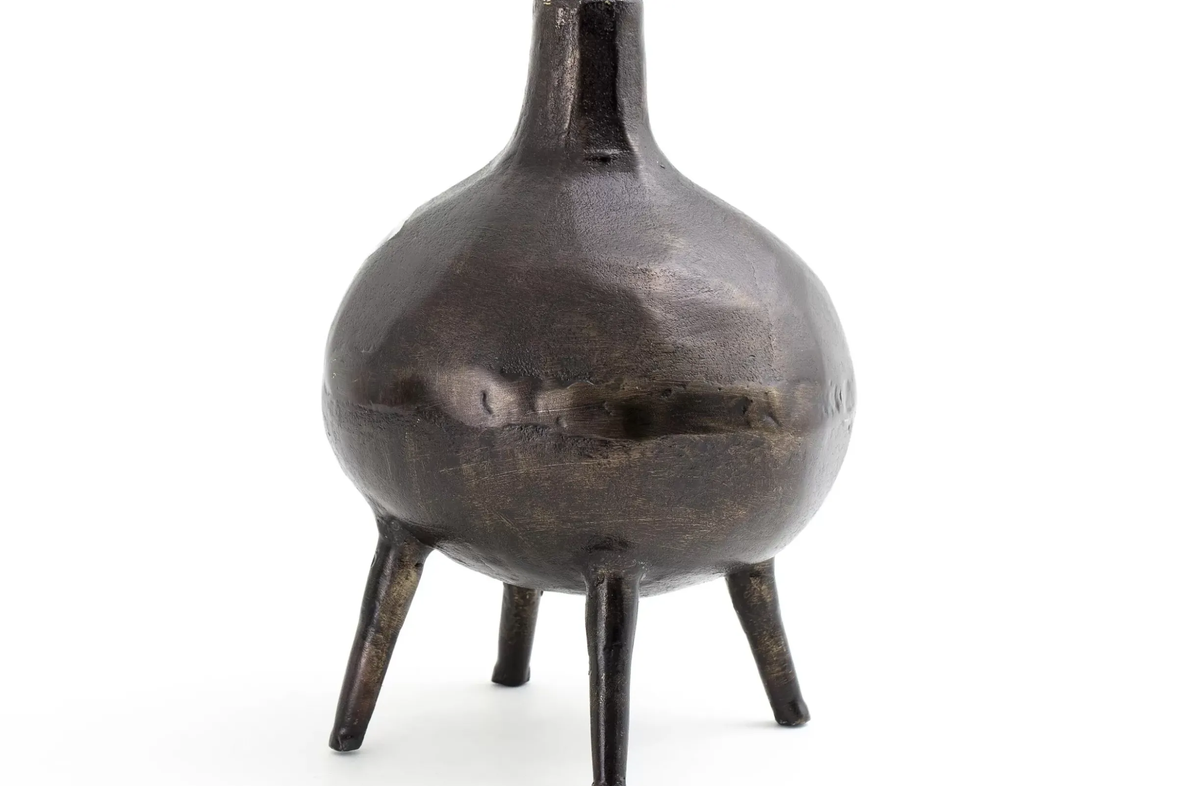 Décoration^Flamant Jiven, Vase, Metal, Noir