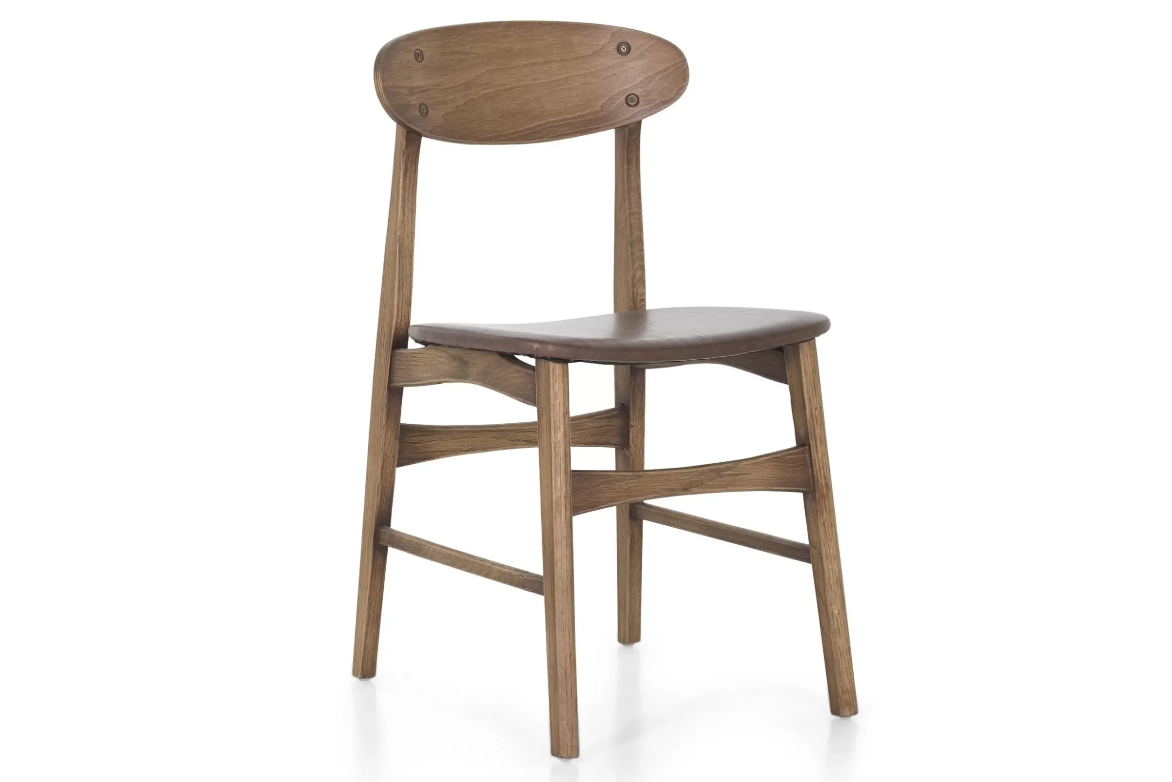 Chaises^Flamant Joel, Chaise, Chene Et Assise Cuir