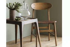 Chaises^Flamant Joel, Chaise, Chene Et Assise Cuir