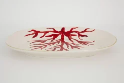 Assiettes, Plats Et Bols^Flamant Kao, Assiette De Service, Corail, Ovale