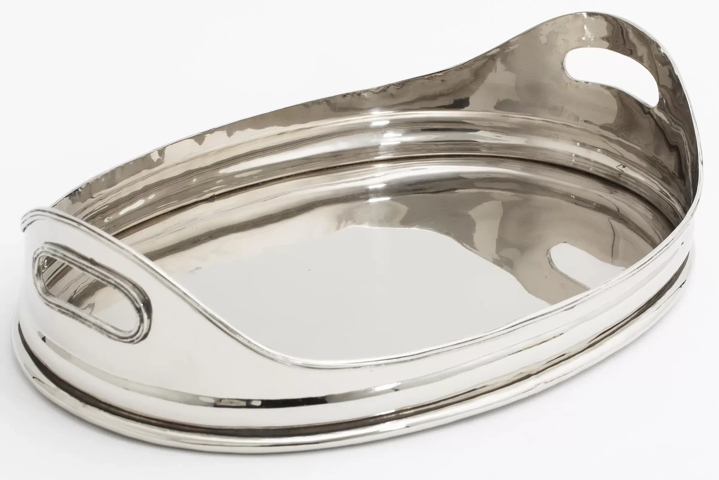 Accessoires^Flamant Katya, Plateau, Ovale, Nickel, S