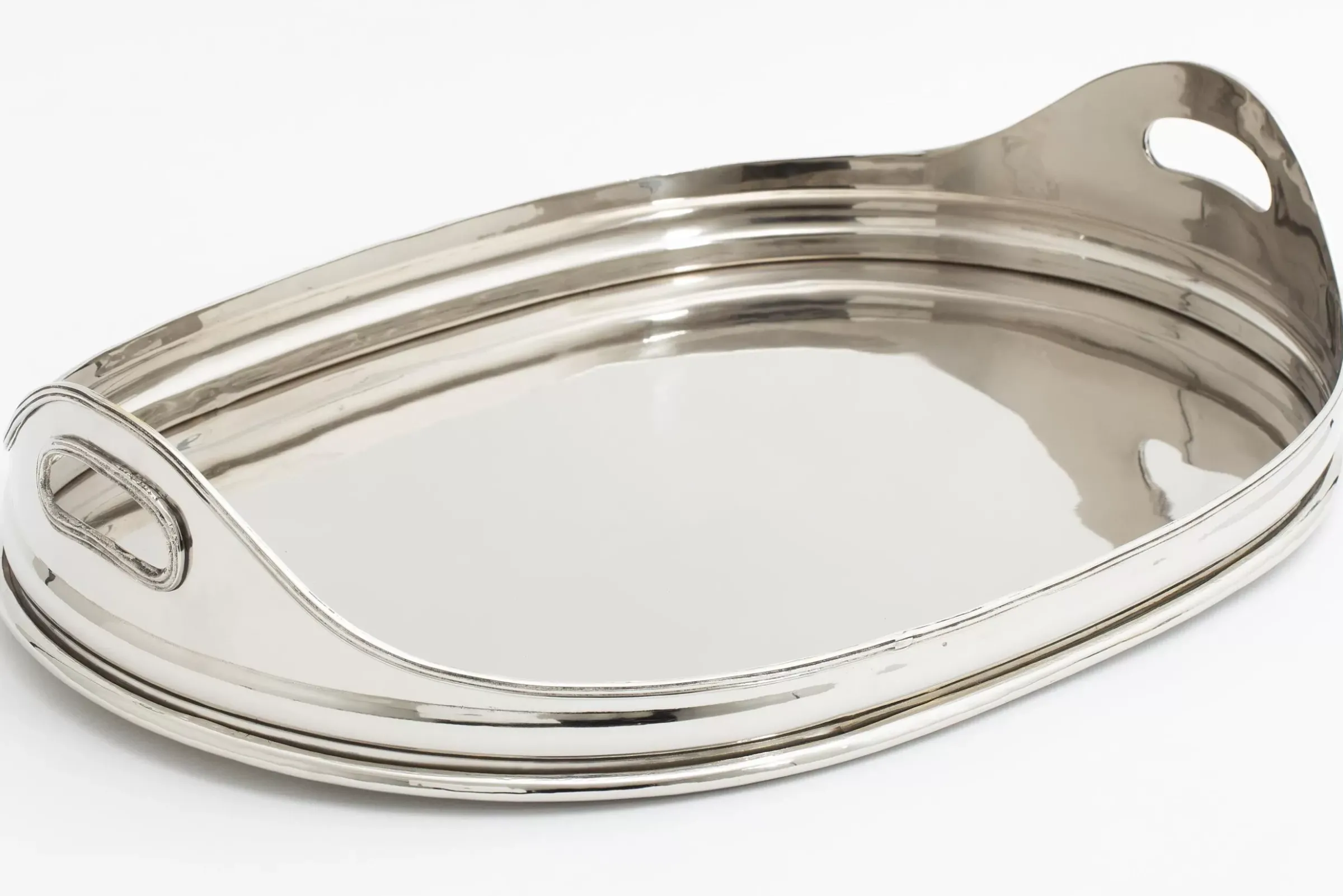 Accessoires^Flamant Katya, Plateau, Ovale, Nickel, L