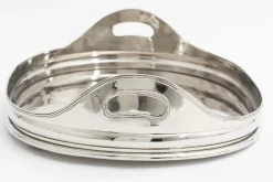 Accessoires^Flamant Katya, Plateau, Ovale, Nickel, L