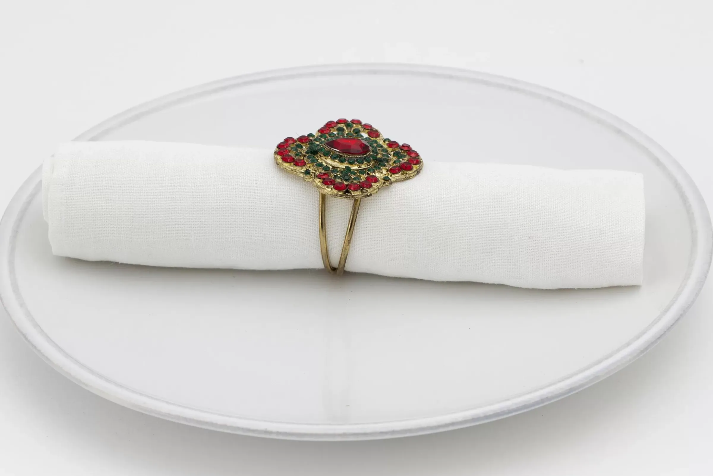 Accessoires^Flamant Kirai, Rond De Serviette, Perles