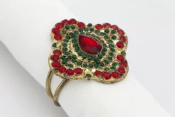 Accessoires^Flamant Kirai, Rond De Serviette, Perles
