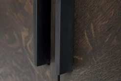 Placards^Flamant Lana, Armoire, Brun Fonce, 2 Portes