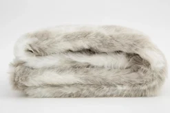 Textiles De Maison^Flamant Larkin, Plaid, Fausse Fourrure