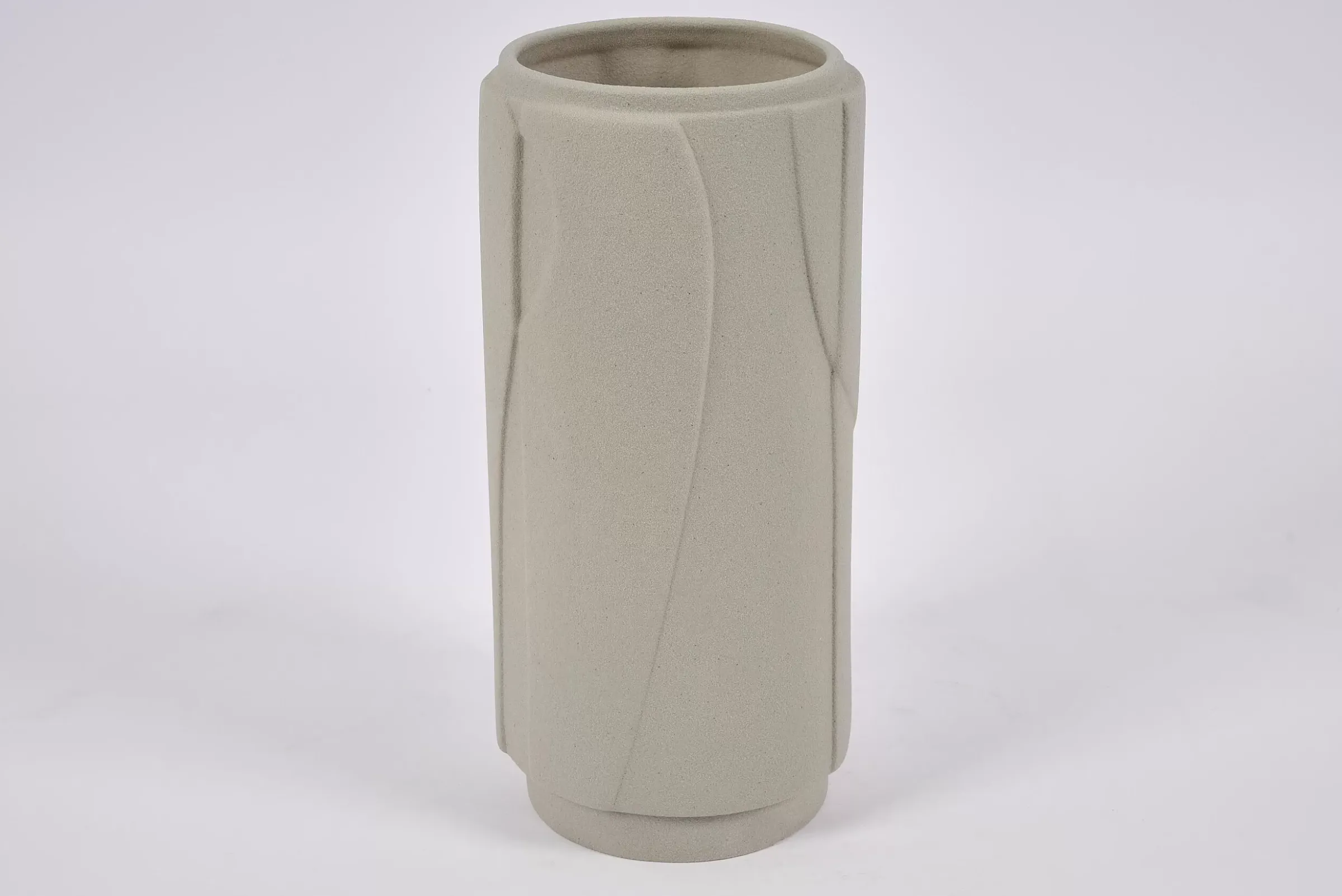 Décoration^Flamant Laurena, Vase, Ceramique, Gris, L