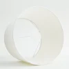 Eclairage^Flamant Lindro, Abat-Jour, Blanc Casse, Cylindre, 30 Cm