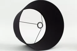 Eclairage^Flamant Lindro, Abat-Jour, Noir, Cylindre, 45 Cm