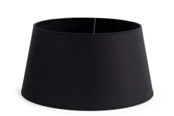 Eclairage^Flamant Lindro, Abat-Jour, Noir, Cylindre, 35 Cm