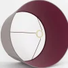 Eclairage^Flamant Lindro, Abat-Jour, Violet, Cylindre, 50 Cm