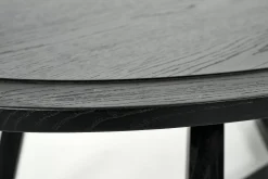 Table A Cafe^Flamant Livy, Table Basse, Ovale, Noir, L