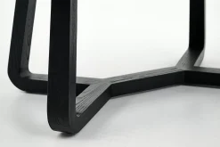 Table A Cafe^Flamant Livy, Table Basse, Ovale, Noir, S