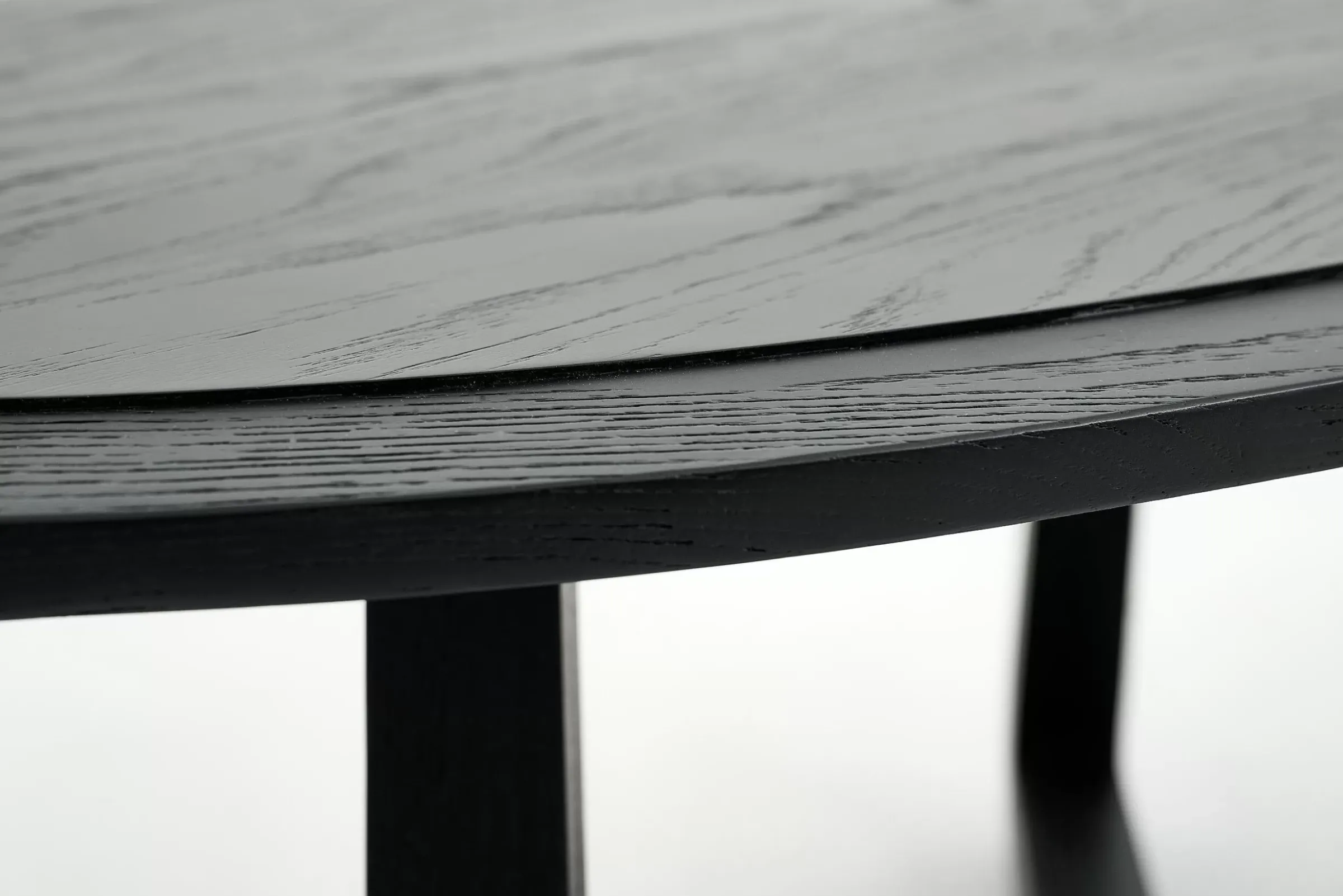 Table A Cafe^Flamant Livy, Table Basse, Ovale, Noir, S