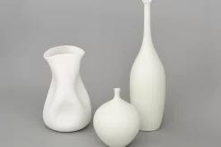 Décoration^Flamant Lorena, Vase, Ceramique, Blanc, Modele 1