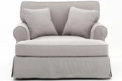 Canapés^Flamant Love Chair, Chaise Longue, 1,5 Places, Housse