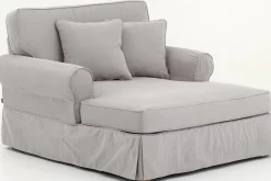 Canapés^Flamant Love Chair, Chaise Longue, 1,5 Places, Housse