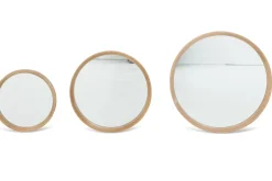 Décoration^Flamant Lucente, Miroir, Chene, Rond, 46Cm