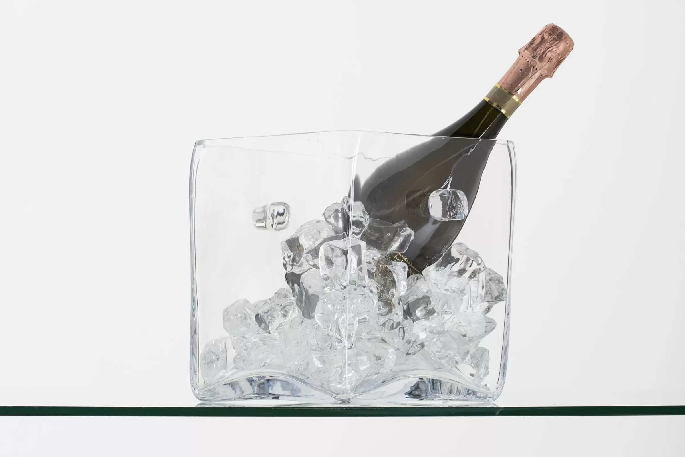 Accessoires^Flamant Lucy, Refroidisseur De Champagne, Verre, Carre