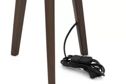 Eclairage^Flamant Maeve, Lampe De Table Avec Abat-Jour, Bois Et Raphia