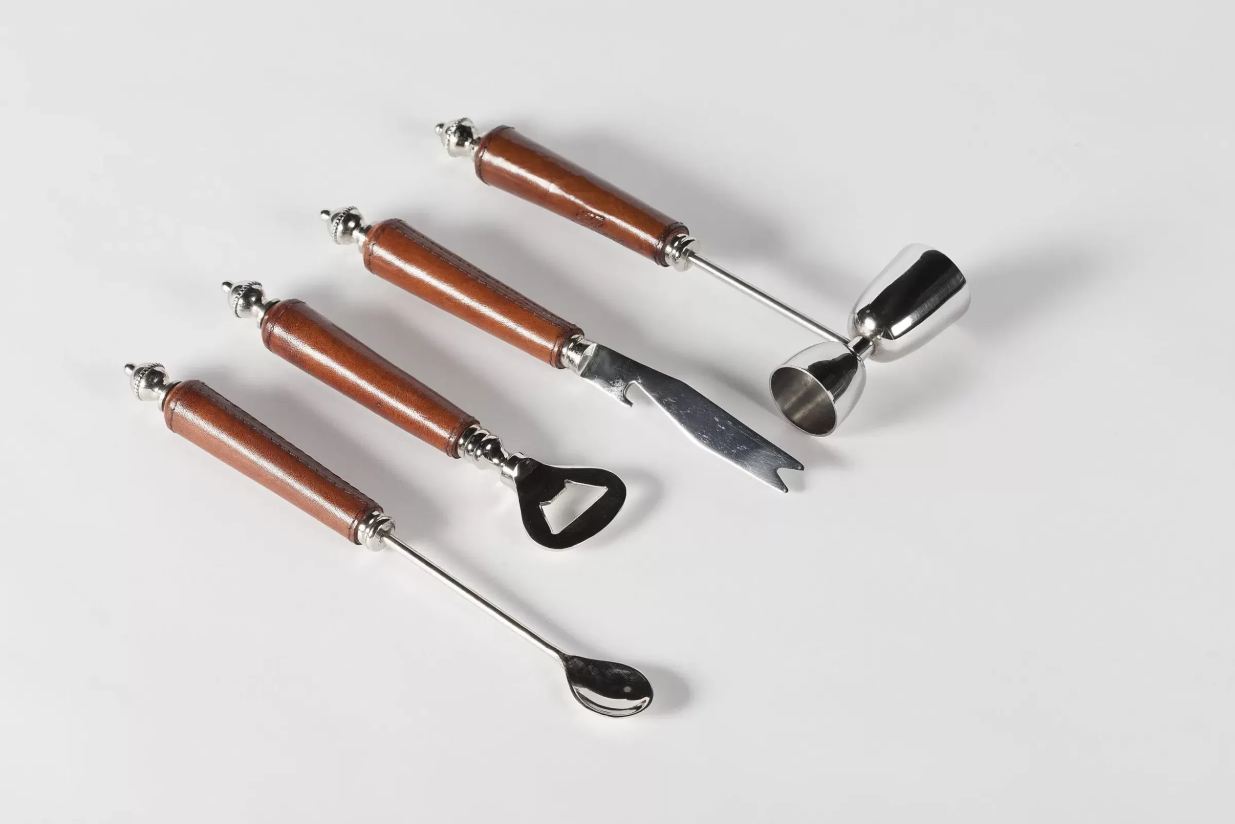 Accessoires^Flamant Manhattan, Decapsuleur, Cuir Marron