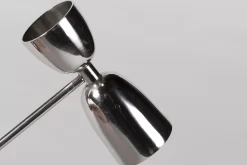 Accessoires^Flamant Manhattan, Jigger A Cocktail, Cuir Marron
