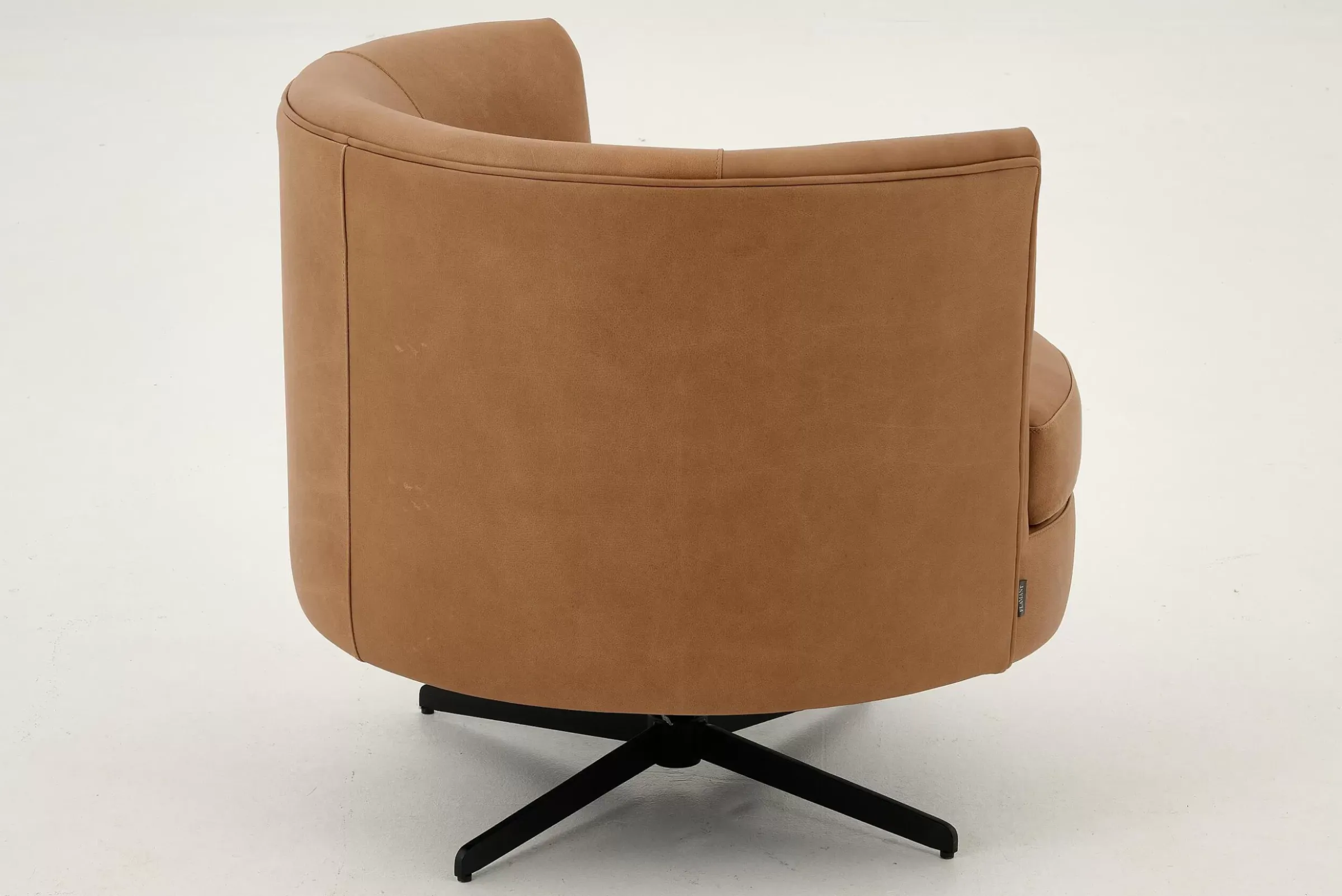Canapés^Flamant Marchetti, Fauteuil, Cuir Cognoac, Rotatif