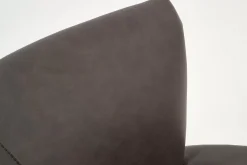 Canapés^Flamant Marchetti, Fauteuil, Cuir Noir, Rotatif