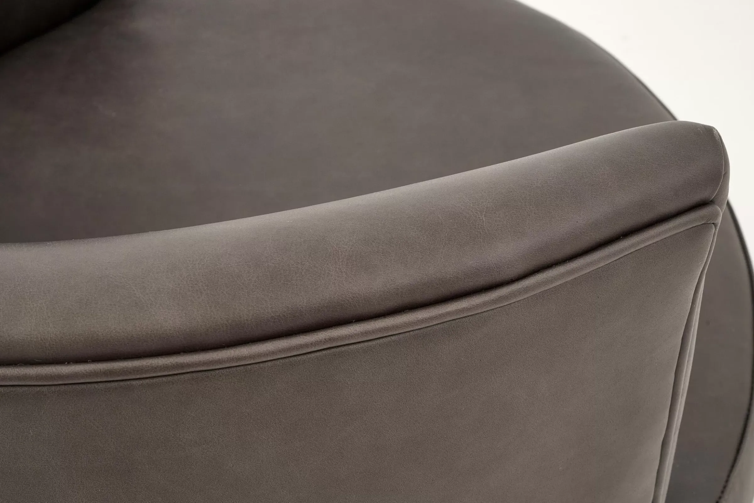 Canapés^Flamant Marchetti, Fauteuil, Cuir Noir, Rotatif