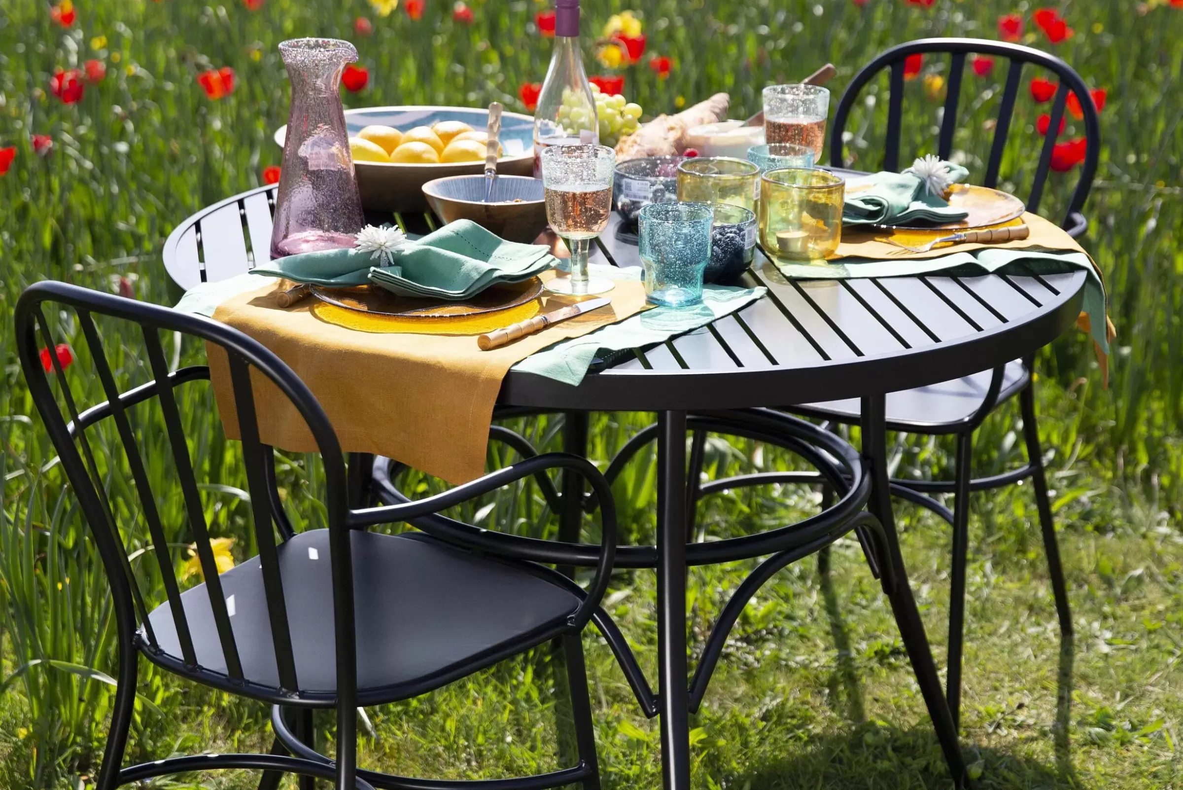 Tables De Jardin^Flamant Marian, Table De Jardin, O110, Noir