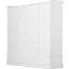 Placards^Flamant Marie, Armoire, Blanc, 4 Portes