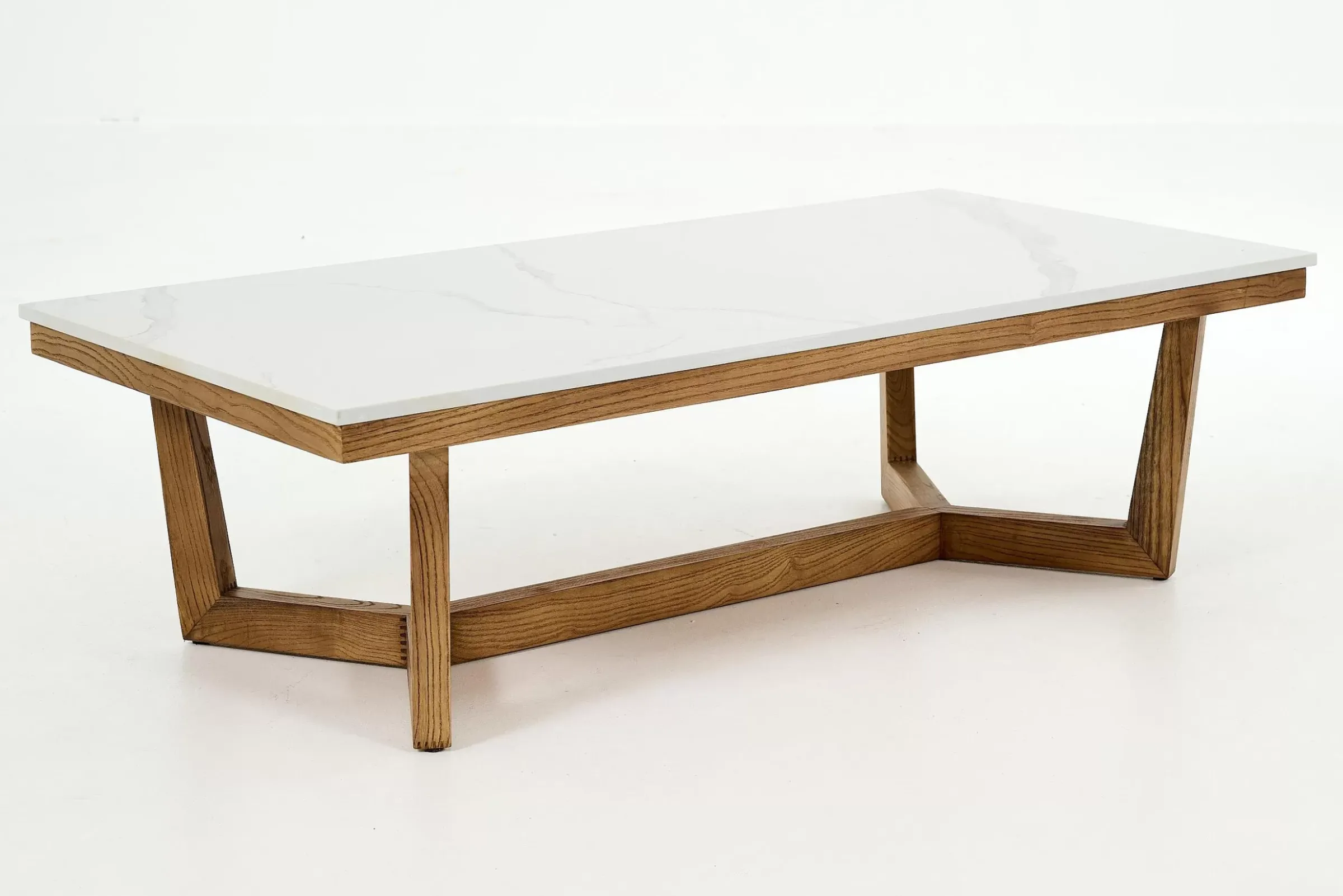 Table A Cafe^Flamant Marnix, Table Basse, Chene Et Pierre, 140X70