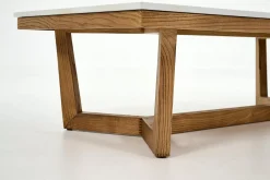 Table A Cafe^Flamant Marnix, Table Basse, Chene Et Pierre, 140X70