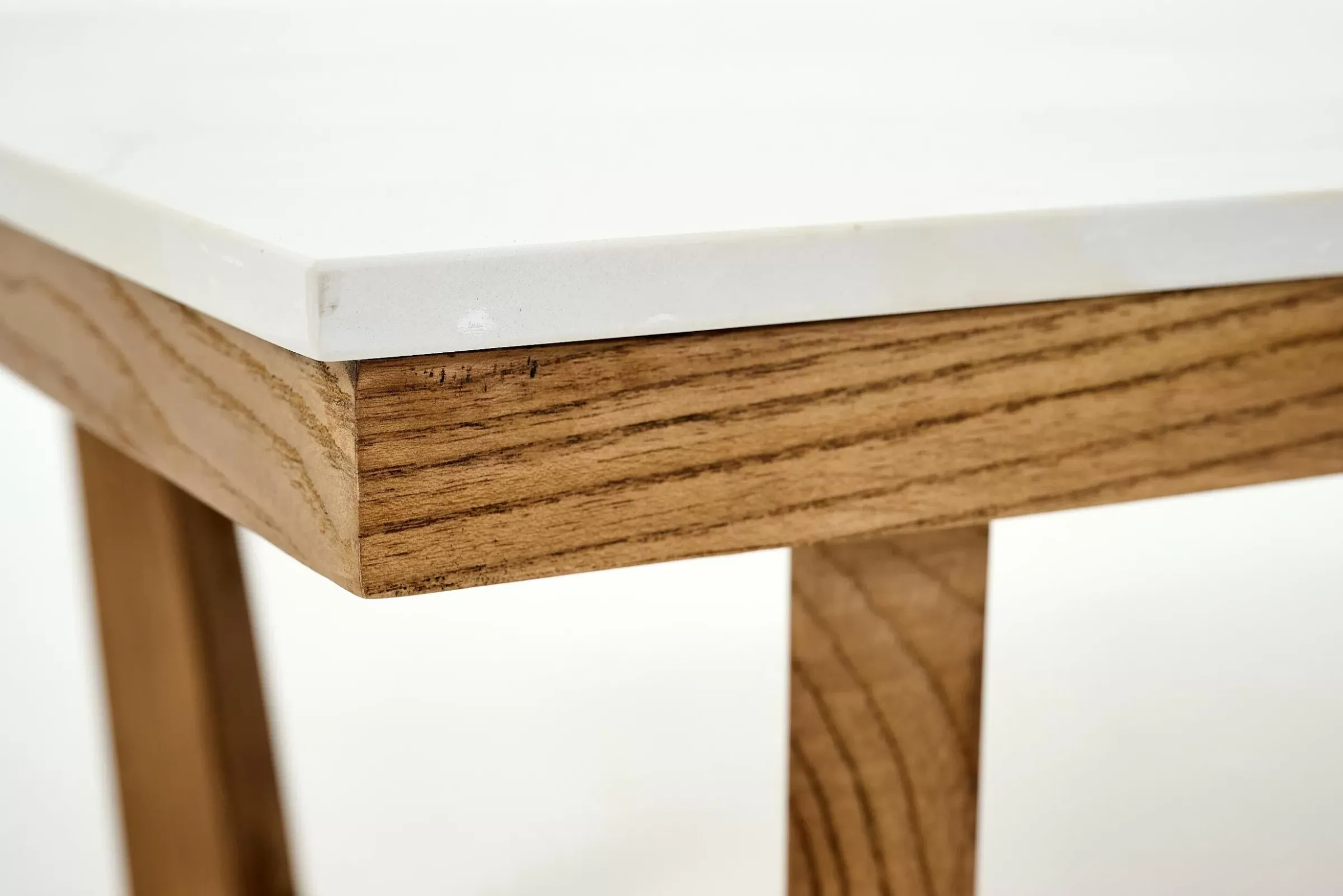 Table A Cafe^Flamant Marnix, Table Console, Chene Et Pierre