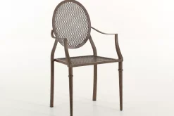 Chaises De Jardin^Flamant Mary, Fauteuil De Jardin, Finition Rouille, Metal