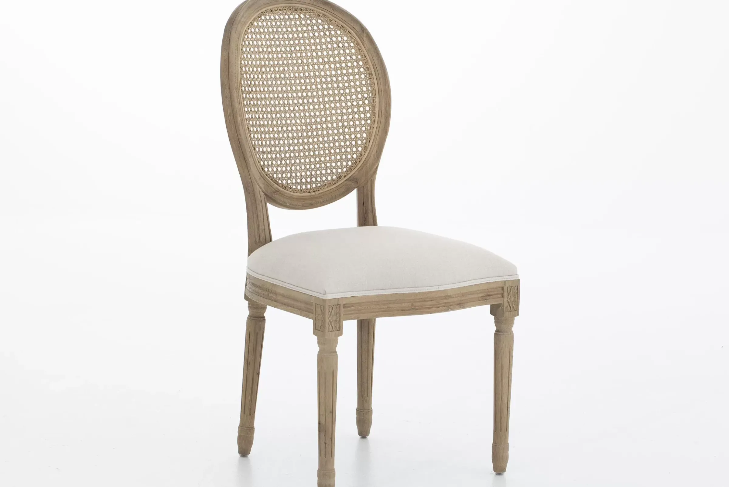 Chaises^Flamant Medy, Chaise, Chene, Lin Naturel