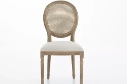 Chaises^Flamant Medy, Chaise, Chene, Lin Naturel