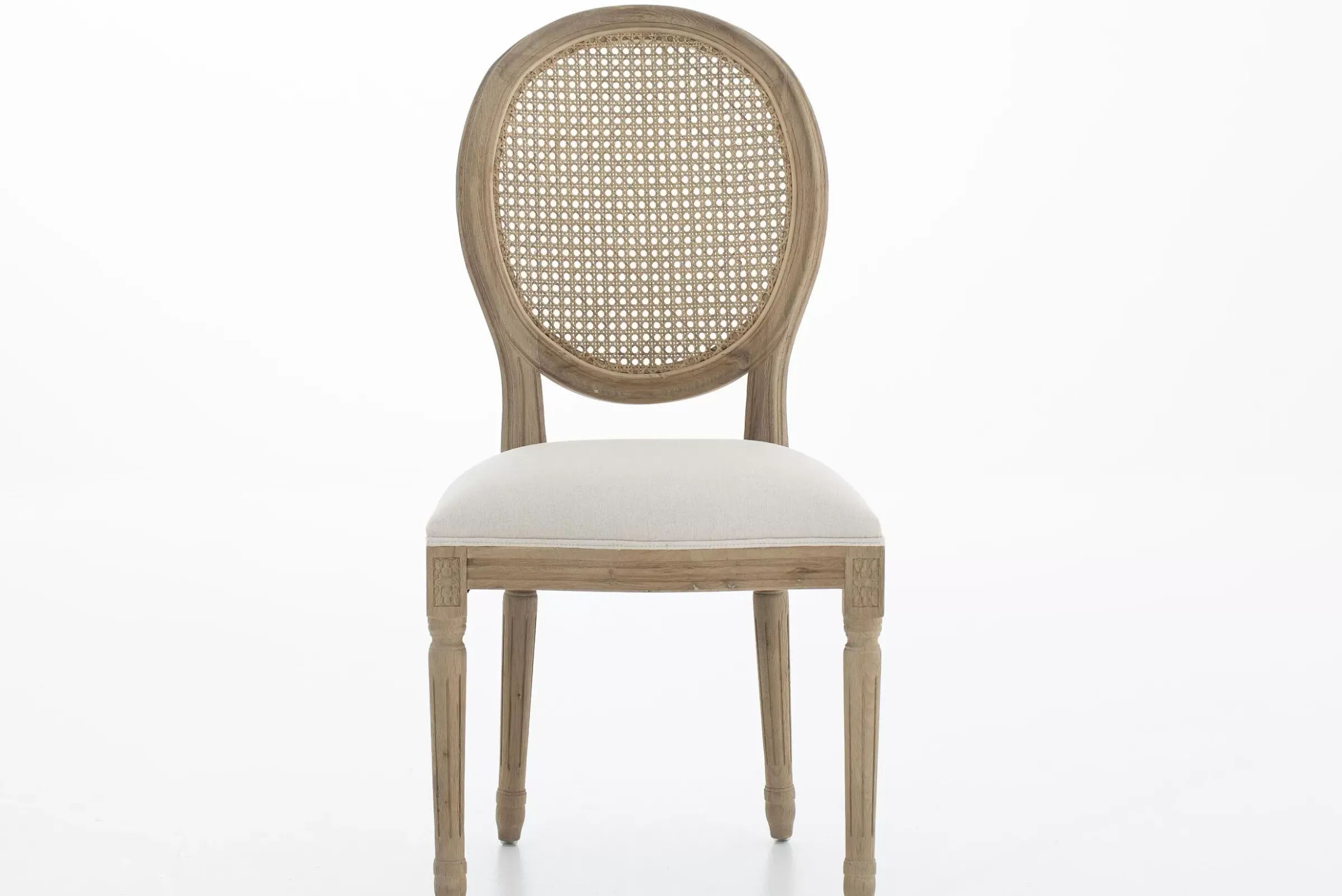 Chaises^Flamant Medy, Chaise, Chene, Lin Naturel