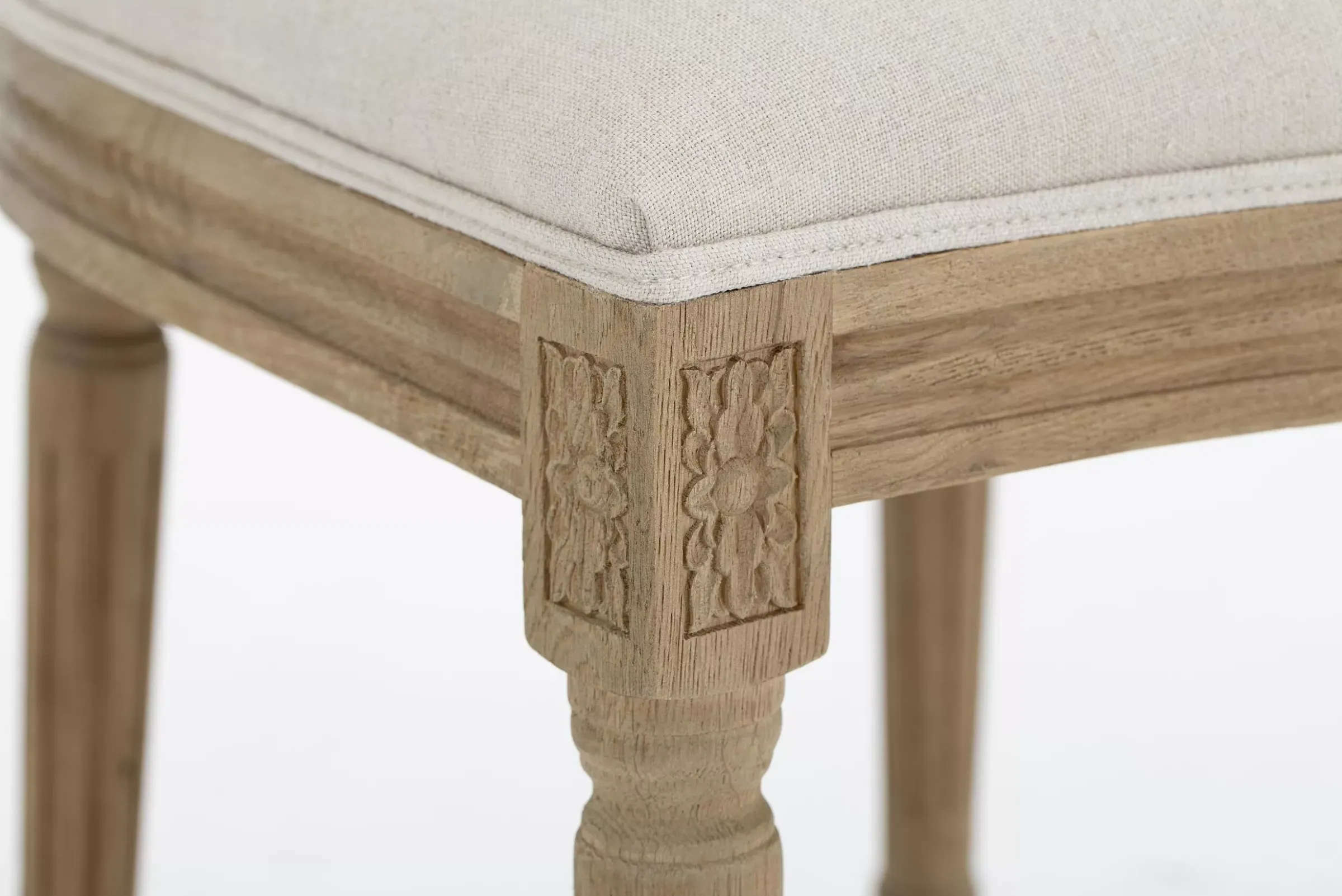 Chaises^Flamant Medy, Chaise, Chene, Lin Naturel