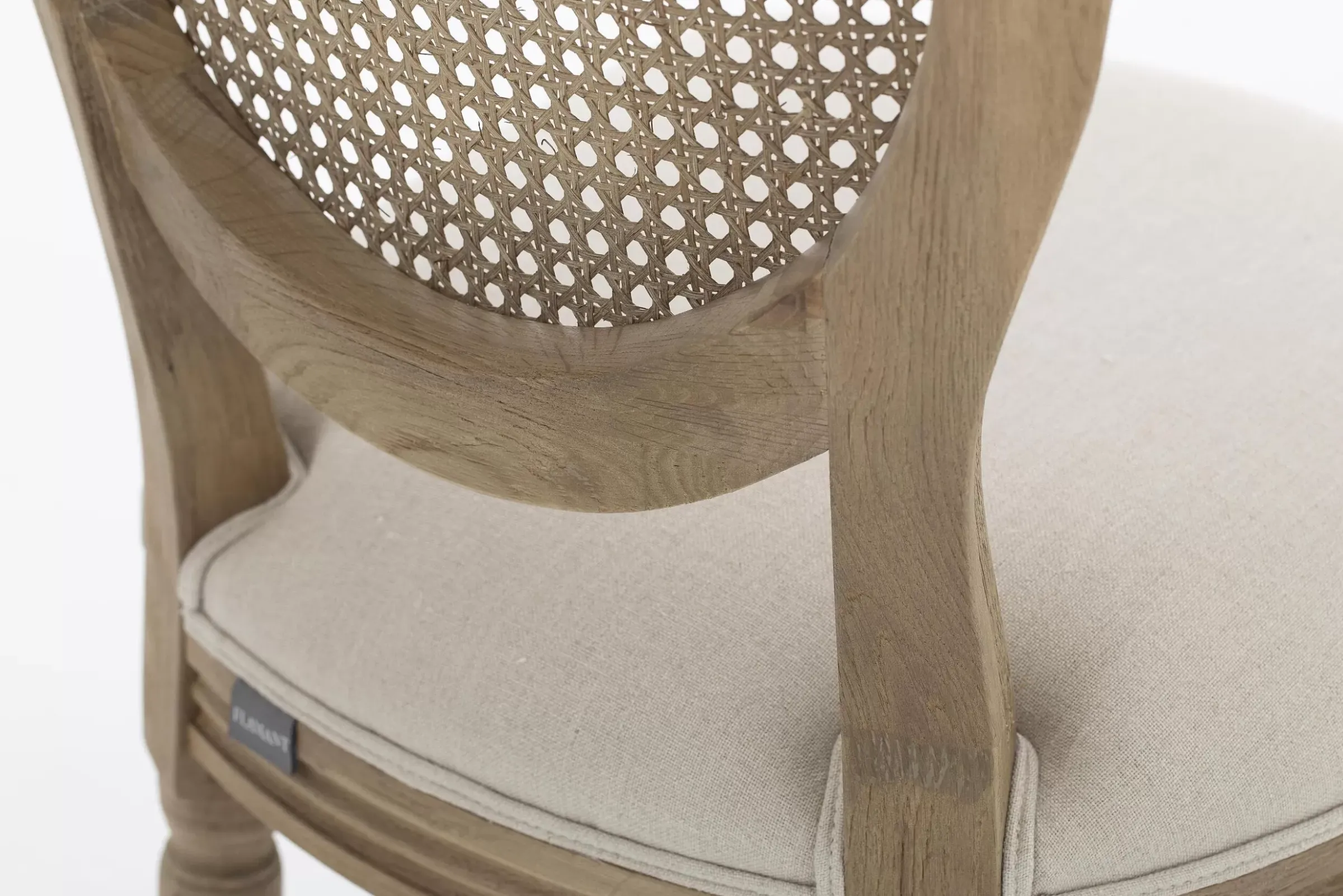 Chaises^Flamant Medy, Chaise, Chene, Lin Naturel
