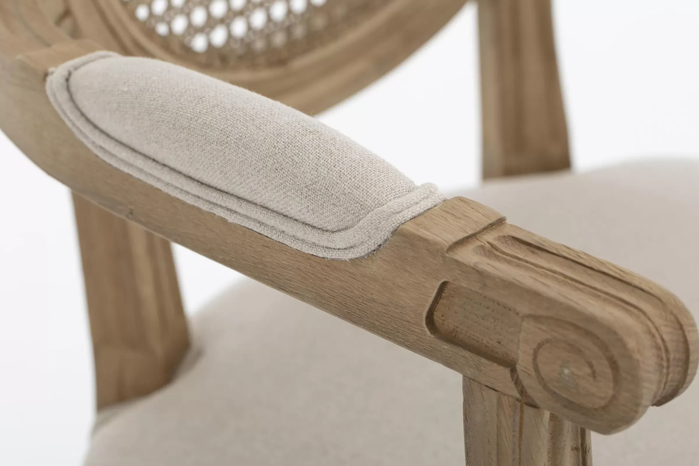 Chaises^Flamant Medy, Fauteuil, Chene, Lin Naturel