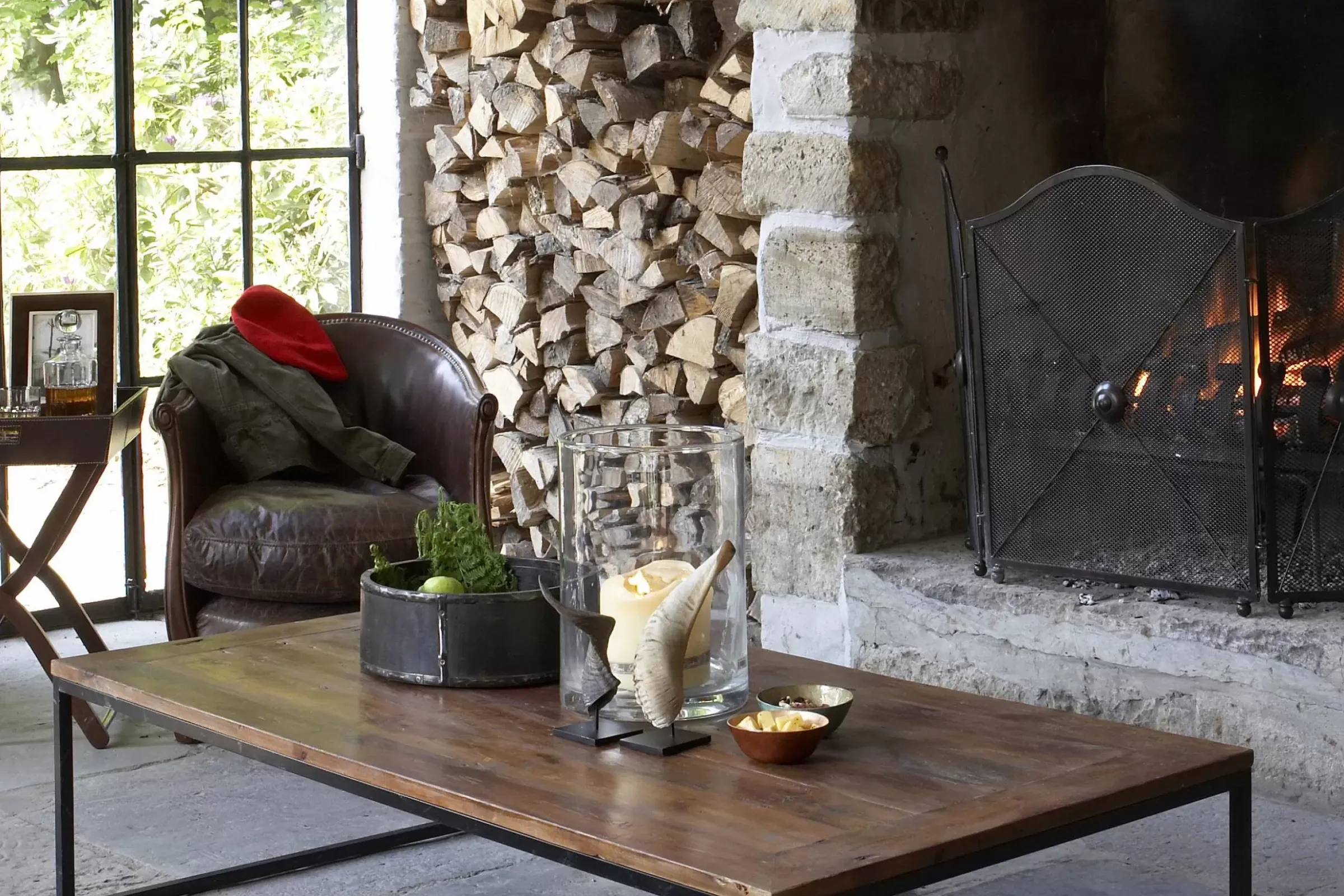 Canapés^Flamant Melbury, Fauteuil Club, Marron Fonce, Cuir